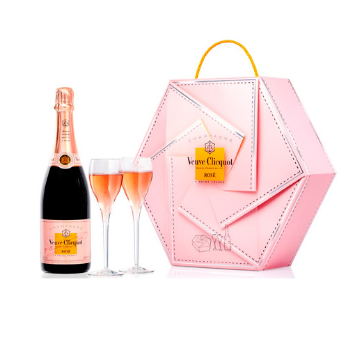 Send Veuve Clicquot Champagne Gift Set with Flutes Online