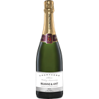 View Personalised Champagne - Silver Anniversary Label And Flutes In Luxury Presentation Box number 1