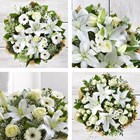 View White Rose and Lily Hand-tied Bouquet number 1