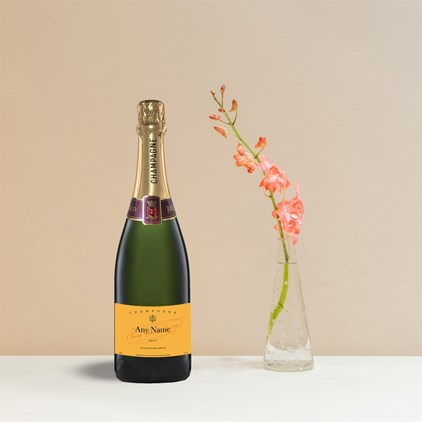 View Personalised Champagne - Yellow Label number 1