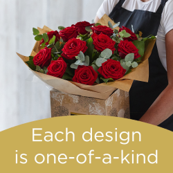 Buy 12 Red Rose Hand-tied