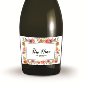 Buy Personalised Prosecco - Art Border 2 Label