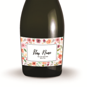 Buy Personalised Prosecco - Art Border Label