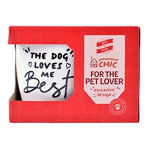 Buy The Dog Loves Me Best Mug in gift box