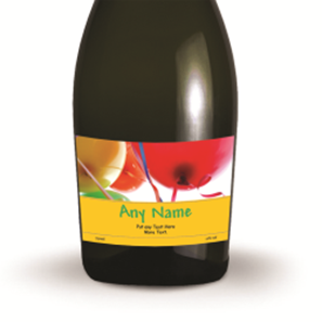 Buy Personalised Prosecco - Birthday Balloons Label