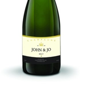 Buy Personalised Champagne - Gold Fabulous Label