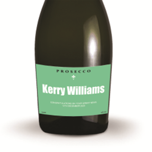 Buy Personalised Prosecco - Green Label