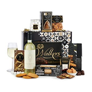 Buy Scrumptious Selection With White Wine Hamper