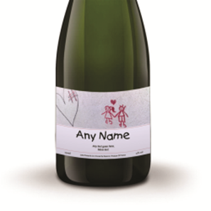 Buy Personalised Champagne - Wall Art Label