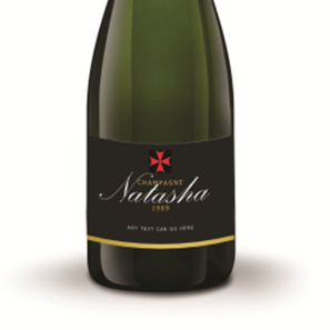 Buy Personalised Champagne - Black Label