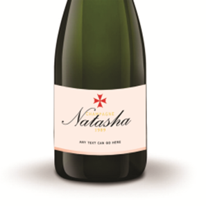 Buy Personalised Champagne - Rose Label