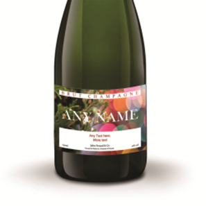Buy Personalised Champagne - Xmas 1 Label