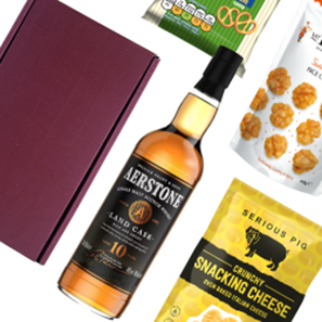 Buy Aerstone Land Cask 10 Year Old Whisky 70cl Nibbles Hamper
