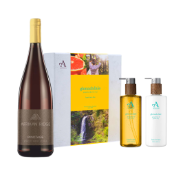 Buy Afrikan Ridge Pinotage 75cl Red Wine with Arran Glenashdale Hand Care Gift Set