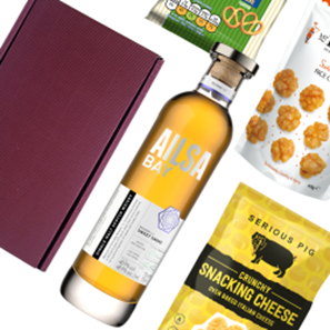 Buy Ailsa Bay Single Malt 70cl Nibbles Hamper