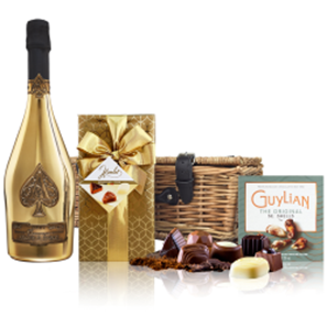 Buy Armand de Brignac Brut Gold 75cl And Chocolates Hamper