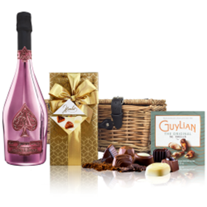 Buy Armand de Brignac Brut Rose 75cl And Chocolates Hamper