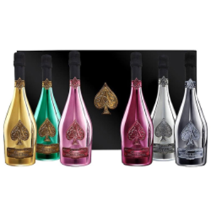 Buy Armand de Brignac Ace of Spades LA Collection set (6 x 75cl) - Limited Edition