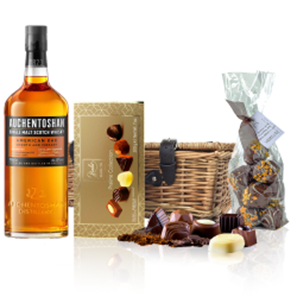 Buy Auchentoshan American Oak Single Malt Whisky 70cl And Chocolates Hamper