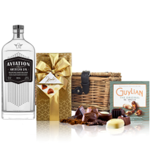 Buy Aviation American Gin 70cl And Chocolates Hamper