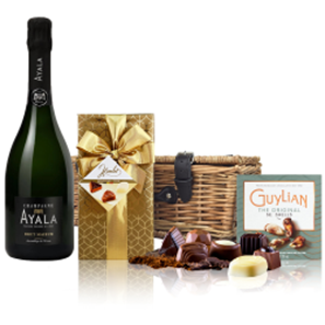 Buy Ayala Brut Majeur Champagne NV 75cl And Chocolates Hamper