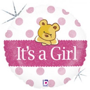 Buy It's A Girl Helium Balloon