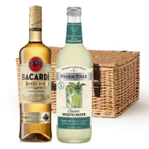 Buy Bacardi Carta Oro Superior Gold Rum 70cl Mojito Cocktail Hamper