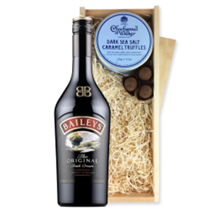 Buy Baileys Irish Cream 70cl And Dark Sea Salt Charbonnel Chocolates Box
