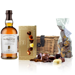 Buy Balvenie American Oak 12 year old Whisky 70cl And Chocolates Hamper