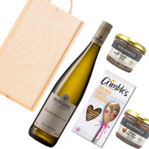 Buy Bergsig Estate Gewurztraminer 75cl White Wine And Pate Gift Box