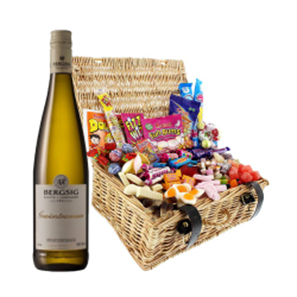 Buy Bergsig Estate Gewurztraminer 75cl White Wine And Retro Sweet Hamper