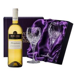 Buy Bergsig Estate Gewurztraminer, With Royal Scot Wine Glasses