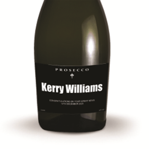 Buy Personalised Prosecco - Black Label