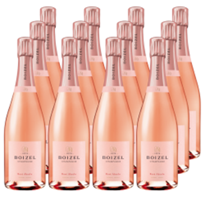 Buy Boizel Rose  NV Champagne 75cl Case of 12