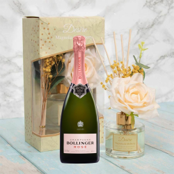 Buy Bollinger Rose Champagne 75cl With Magnolia & Mulberry Desire Floral Diffuser