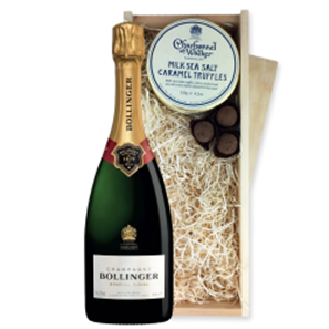 Buy Bollinger Special Cuvee Brut 75cl And Milk Sea Salt Charbonnel Chocolates Box