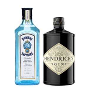 Buy Bombay Sapphire Gin & Hendricks Gin (2x70cl)