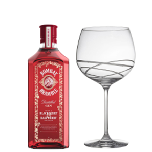 Buy Bombay Bramble Gin 70cl And Single Gin and Tonic Skye Copa Glass