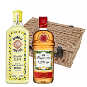 Buy Bombay Citron Gin & Tanqueray Orange Gin Duo Hamper (2x70cl)