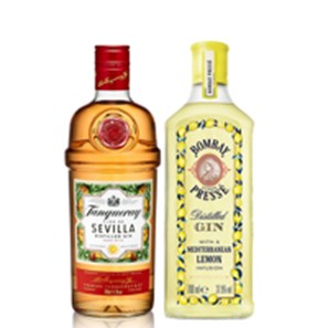 Buy Tanqueray Flor De Sevilla Gin & Bombay Citron Presse Lemon Gin (2x70cl)