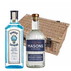 Buy Bombay Sapphire Gin &amp; Masons Distillers Strength Gin Duo Hamper (2x70cl)