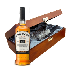 Buy Bowmore 12 Year Old Whisky 70cl In Luxury Box With Royal Scot Glass