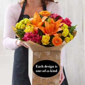 Buy Bright Hand-tied bouquet made with the finest flowers