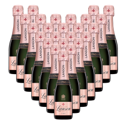 Buy Case of Mini Lanson Le Rose Champagne 20cl (24 x 20cl)