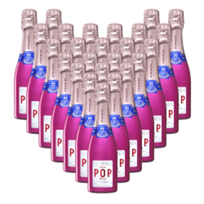 Buy Case of Mini Pommery Pink POP Rose Champagne 20cl (24 x 20cl)