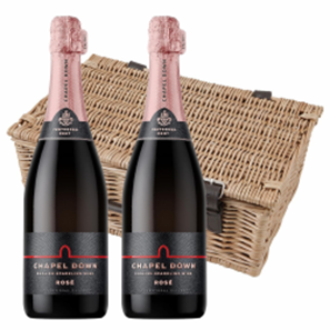 Buy Chapel Down Rose English Sparkling Wine 75cl Duo Hamper (2x75cl)