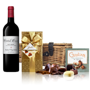Buy Chateau Cissac Cru Bourgeois Red Wine 75cl And Chocolates Hamper