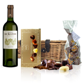 Buy Chateau De Respide Bordeaux Blanc 75cl White Wine And Chocolates Hamper