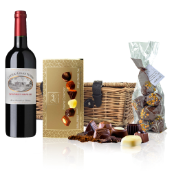 Buy Chateau Grand Peyrou Grand Cru St Emilion 75cl Red Wine And Chocolates Hamper