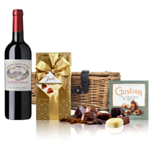 Buy Chateau Grand Peyrou Grand Cru St Emilion 75cl Red Wine And Chocolates Hamper